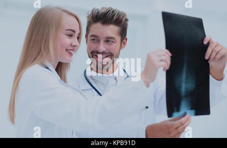 Closeup Portrait des geistigen medizinisches Fachpersonal mit w Stockfoto