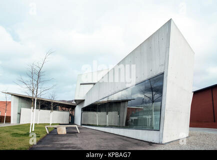 WEIL am RHEIN, DEUTSCHLAND - November 26, 2017: Fire Station Gebäude, Vitra Campus. Stockfoto