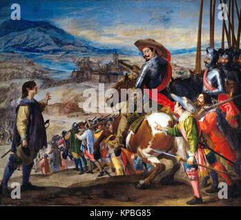 Leonardo: Morales - Siège von Brissac, dreißig Jahre Krieg Stockfoto