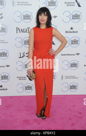 SANTA MONICA, CA - 21. Februar: Gast nimmt an den 2015 Film Independent Spirit Awards am Santa Monica Beach am 21. Februar 2015 in Santa Monica, Kalifornien Personen: Gast Stockfoto