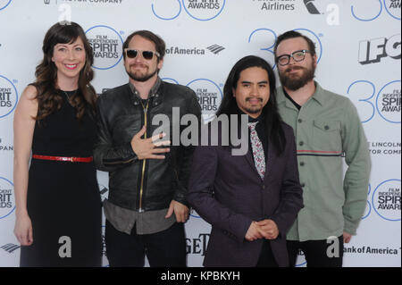 SANTA MONICA, CA - 21. Februar: Gast nimmt an den 2015 Film Independent Spirit Awards am Santa Monica Beach am 21. Februar 2015 in Santa Monica, Kalifornien Personen: Gast Stockfoto