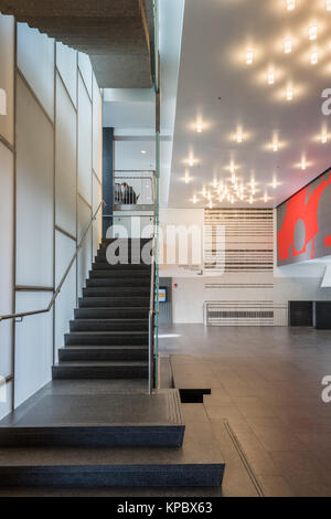 Lobby des Logan Center an der Universität von Chicago Stockfoto