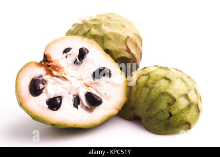 Custard Apple oder cherimoya Stockfoto