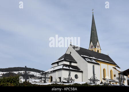 Kirchberg in Tirol Brixental Kirche Stockfoto