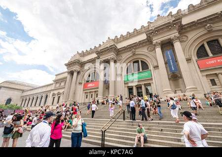 NEW YORK CITY - 17. Juli: Metropolitan Museum der Kunst in New York City am 17. Juli 2014. Das Metropolitan Museum der Kunst ist das grösste Kunstmuseum in der Stockfoto