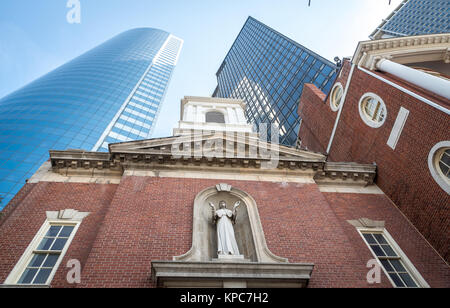 NEW YORK CITY - 10. Juli: Der Schrein des Heiligen Elizabeth Ann Seton Neben dem James Watson House am 10. Juli 2015. Es ist ein New York City Sehenswürdigkeiten suchen Stockfoto
