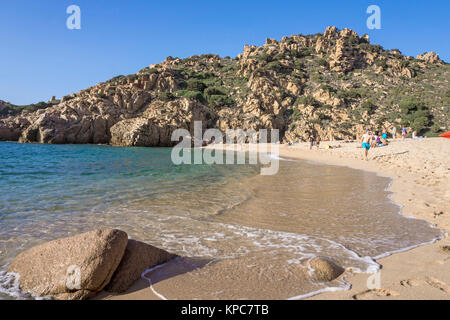 Der Strand Li Cossi an der Costa Paradiso, eine der am schönsten Strand auf Sardinien, Italien, Mittelmeer, Europa Stockfoto