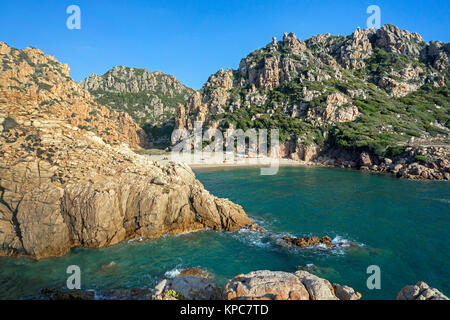 Der Strand Li Cossi an der Costa Paradiso, eine der am schönsten Strand auf Sardinien, Italien, Mittelmeer, Europa Stockfoto