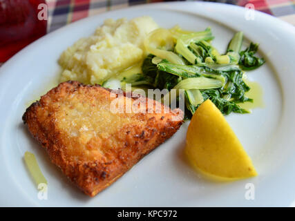 Dorsch Filet Stockfoto