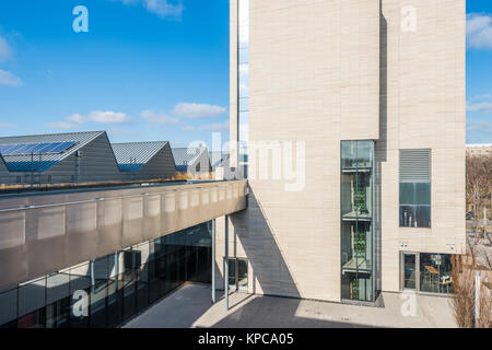 Äußere des Logan Center an der Universität von Chicago Stockfoto