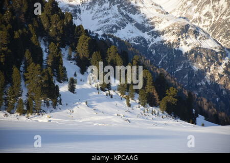 Stallersattel, 15, obersee, st. Jakob, See, Eis, Wintersport, Langlaufen Stockfoto