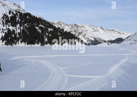 15Langlaufzentrum stallersattel Obersee Stockfoto