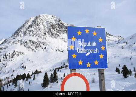 Stallersattel, 15, obersee, Tirol, Pass, Rand, Grenze, eu Stockfoto