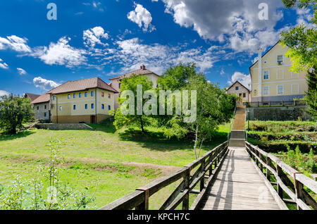 Stadt Crnomelj, Bela Krajina (Weiß Krain) Region, Slowenien, Europa. Stockfoto