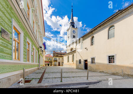 Stadt Crnomelj, St. Peter's Kirche, Bela Krajina (Weiß Krain) Region Slowenien, Europa. Stockfoto