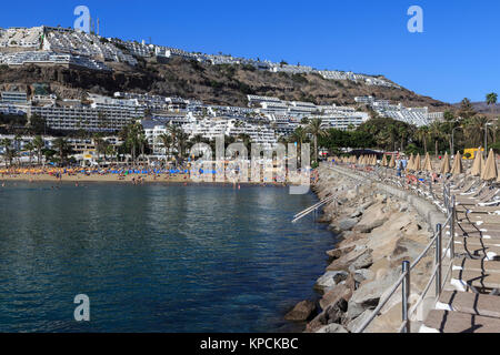 Puerto Rico Urlaub kanarische Insel Gran Canaria, eine spanische Insel, vor der Küste von North West Afrika Dezember 2017 Stockfoto