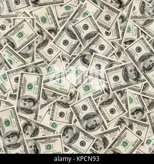 Dollar nahtlose Hintergrund. Stockfoto