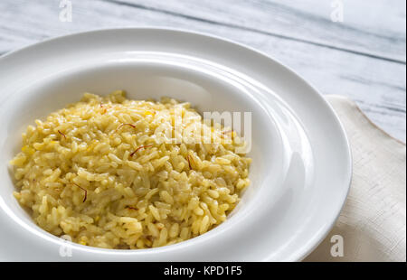 Risotto Alla Milanese Stockfoto