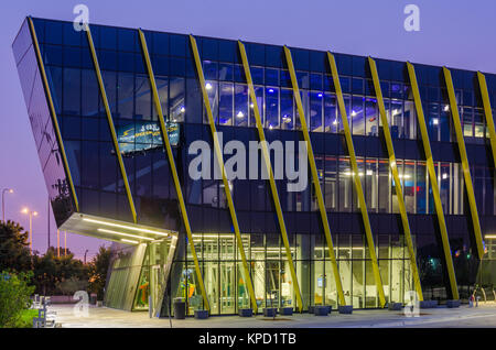 Die Außenseite des El Centro Lage im Nordosten Illinois Universität, entworfen von Jgma. Stockfoto