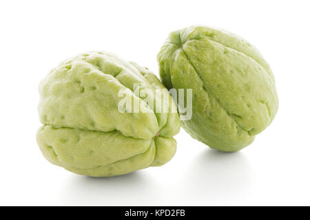 Nahaufnahme der chayote Stockfoto