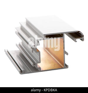 Aluminium Profil Zubehör Stockfoto