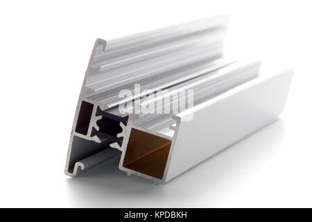 Aluminium Profil Zubehör Stockfoto