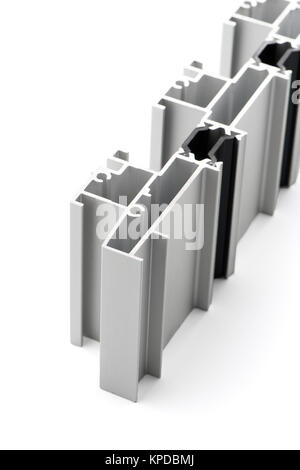 Aluminium Profil Zubehör Stockfoto