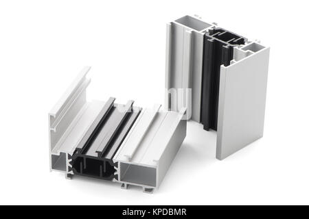 Aluminium Profil Zubehör Stockfoto