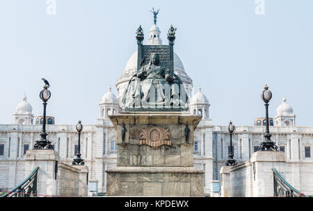 Kolkata, Indien - 25. April 2017: Das Victoria Memorial ist ein großes Marmorbad Gebäude in Kolkata, West Bengal, Indien, die zwischen 1906 und 19 gebaut wurde Stockfoto