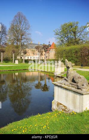 Altdoebern Schloss - Altdoebern Burg 07 Stockfoto