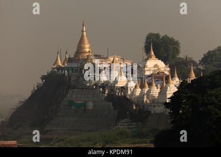 Buddhistische Tempel von Ava in Myanmar Stockfoto