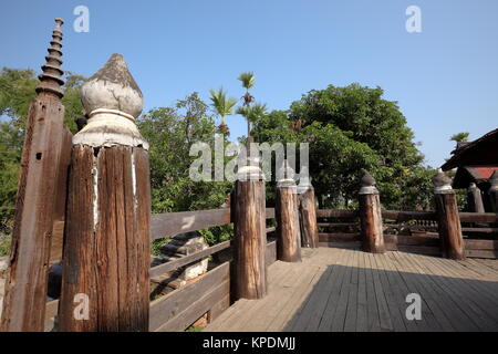 Buddhistische Tempel von Ava in Myanmar Stockfoto