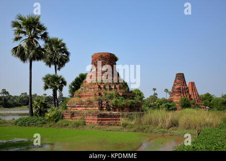 Buddhistische Tempel von Ava in Myanmar Stockfoto