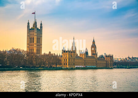 Häuser des Parlaments in London Stockfoto