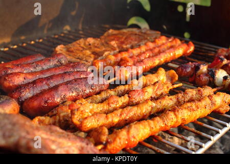 Grillen typisch deutsche Stockfoto