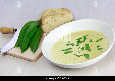 Feder Suppe Stockfoto