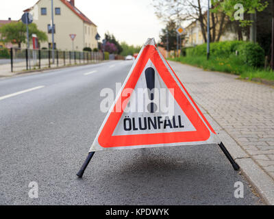 Warndreieck Stockfoto