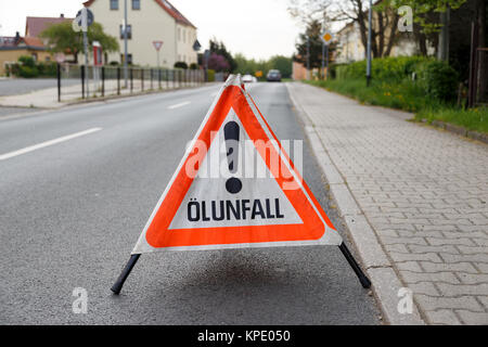 Warndreieck Stockfoto