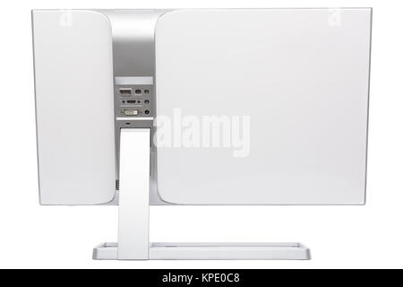 Stilvolle, moderne LCD-Display, Rückansicht Stockfoto