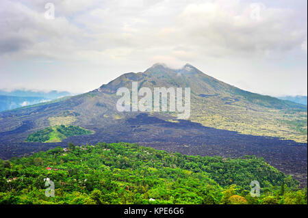 Batur Vulkan auf Bali Stockfoto