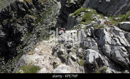 Berg Wandern, Südtirol Stockfoto