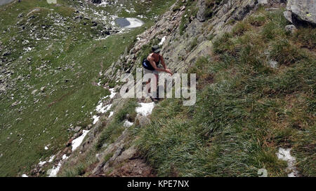 Berg Wandern, Südtirol Stockfoto