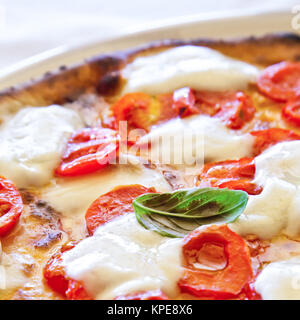 Pizza in Neapel Stockfoto