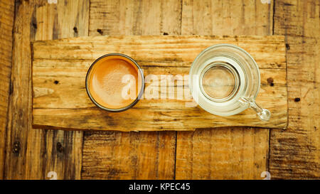 Schuss Espresso Stockfoto