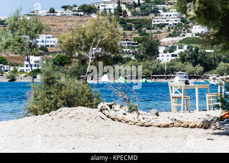 Die Livadia Strand auf Paros - Griechenland Stockfoto