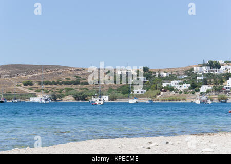 Die Livadia Strand auf Paros - Griechenland Stockfoto