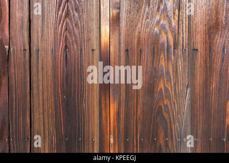 Dunkle Holzwand Stockfoto