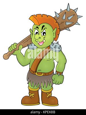 Orc Thema Bild 1 Stockfoto