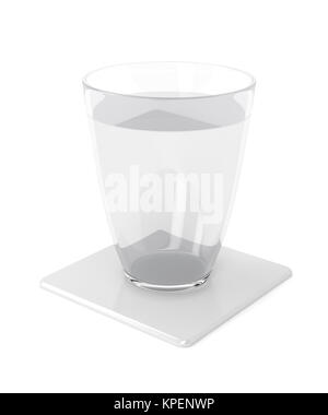 Glas Wasser Stockfoto