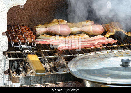 Kochen Grill Stockfoto